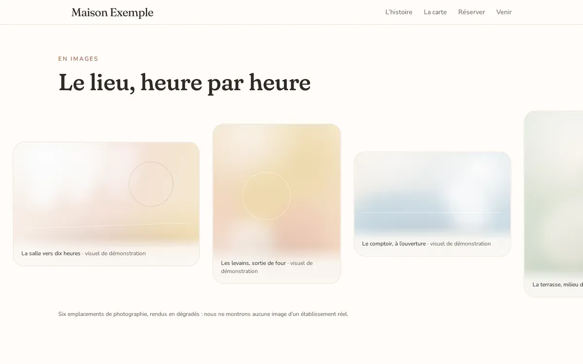 Site Maison Exemple — aperçu 3 sur 4.