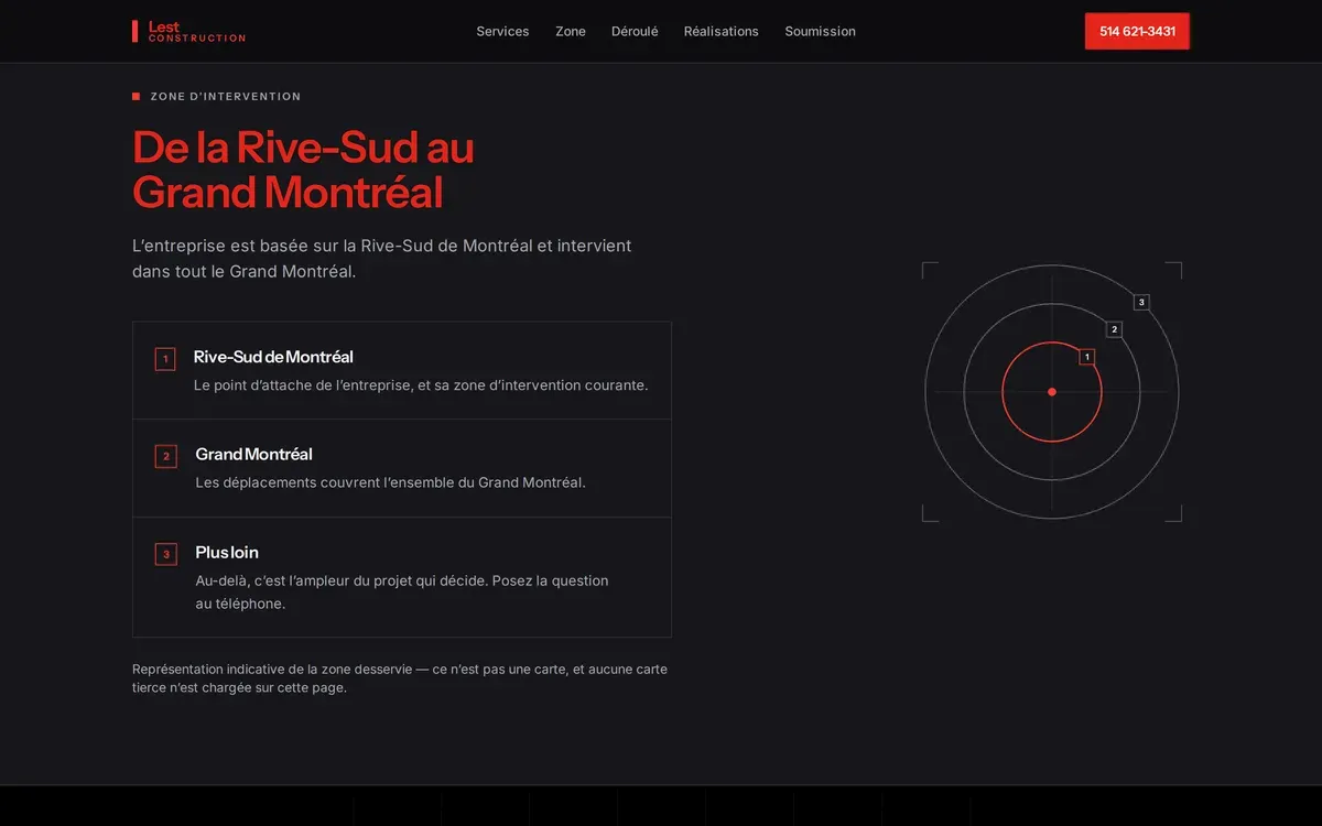 Site Lest Construction — aperçu 2 sur 4.