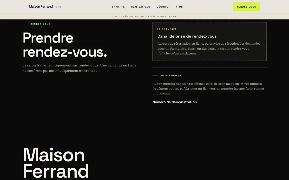Site Maison Ferrand — aperçu 4 sur 4.